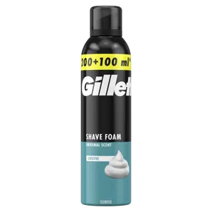 Gillette borotvahab sensitive + extra 200 ml 100ml