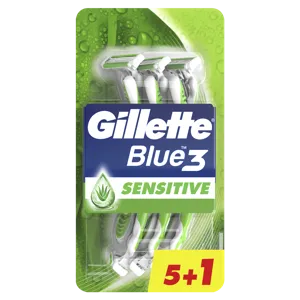 Gillette eldobható borotva blue3, 3 pengés, 6 db