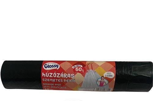 Glossy Szalagbehúzós szemetes 60L