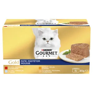 Gourmet gold macska konzerv pástétom, 4*85g