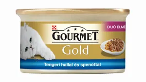 Gourmet gold tengeri hal spenótos szószban 85g