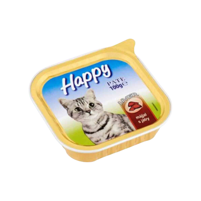 Happy alutálcás macskaeledel marha 100gram