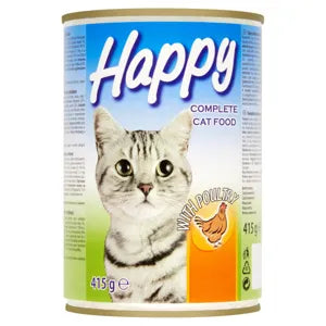 Happy macskaeledel csirkés, 415 g