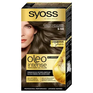 Syoss hajfesték color oleo intenzív olaj 5-54 hamas világos barna