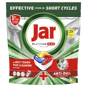 Jar Platinum Plus Mosogatógép kapszulák, Minden egyben Lemon, 29 db