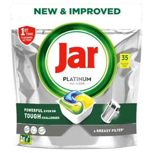 Jar mosogatógép tabletta Platinum Lemon All-in-One 35 db