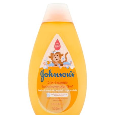 Johnson's 2in1 buborékos fürdető és tusfürdő 500ml