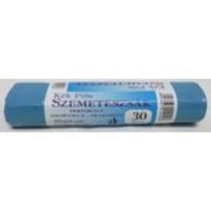 Kék Pille Szemeteszsák 50x60 cm, 12 µm, 30L Kék 20 db/tekercs