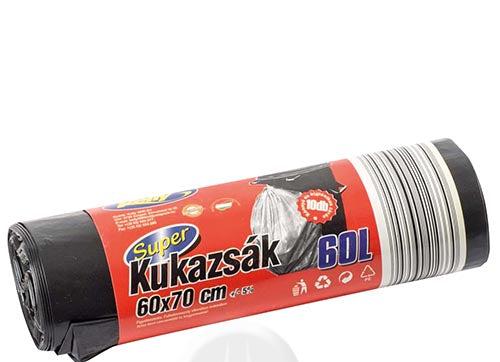 Kelly Super Szemeteszsák 60L, 15 µm, 10 db