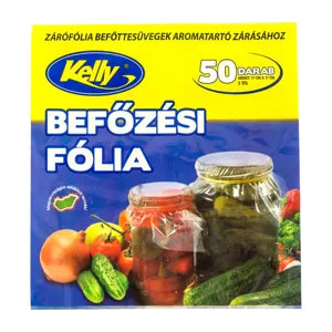Kelly befőzési fólia 16,5x16,5cm 50lap 80#