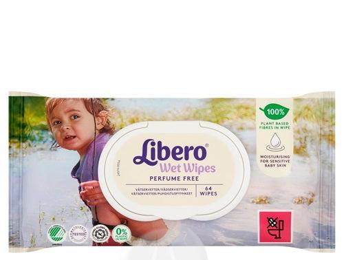 Libero Premium Nedves törlőkendő 64db