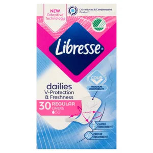 Libresse dailies fresh & protect regular tisztasági betét, 30 db