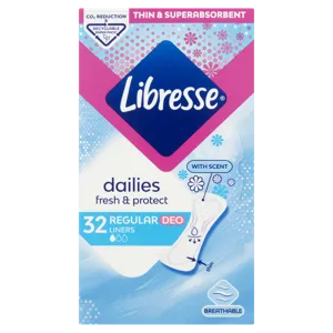 Libresse intim betét dailies fresh regular deo, 32 db