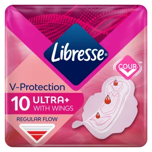 Libresse normal wings egészségügyi betét 10 db