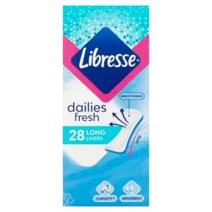 Libresse tisztasági betét, dailes fresh long 28db