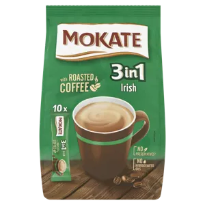 Mokate kávéspecialitás 3in1 azonnal oldódó Irish Cream likőr ízesítéssel 10*17g