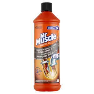 Mr Muscle Power Gel lefolyótisztító gél, 1000 ml