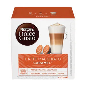 NESCAFÉ Dolce Gusto Latte Macchiato Caramel, Kávékapszula, 16 db
