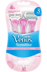 Női borotva érzékeny bőrre gillette venus sensitive 3 pengével 3 db
