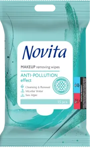 Novita Make Up Sminklemosó Nedves Törlőkendő 15 db-os #14