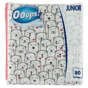 Ooops! junior szalvéta, 80 db 1 rétegű
