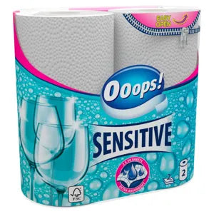 Ooops! sensitive konyhai papírtörlő, 2 tekercs 2 rétegű