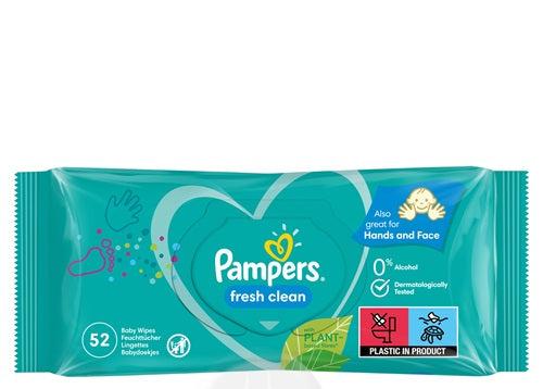 Pampers törlőkendő Fresh Clean 52db