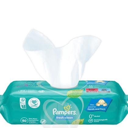Pampers törlőkendő Fresh Clean 80db