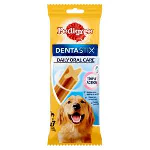 Pedigree dentastix jutalomfalat kutyáknak 25+kg-os 7 db, 270g