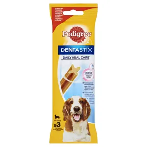 Pedigree denta stix medium fogtisztító rudak 3 db, 77g