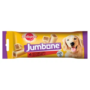 Pedigree jumbone jutalomfalat marha baromfi kutyák részére 2db 180g