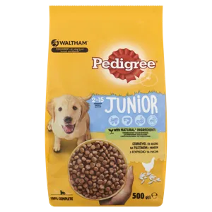 Pedigree junior száraz kutyaeledel csirke és rizs 500 g