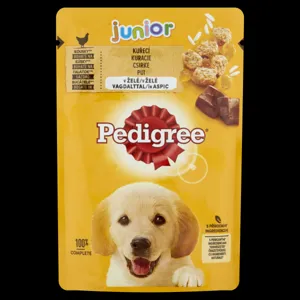 Pedigree junior zacskós eledel csirkével és rizzsel kocsonyában 100 g