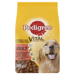 Pedigree száraz kutyatáp marha és baromfi 500g