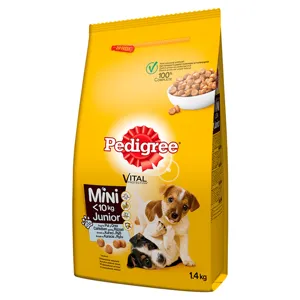Pedigree mini junior száraz kutyaeledel csirke 1,4kg