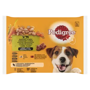 Pedigree tasakos eledel mártásban felnőtt kutyák számára 400g