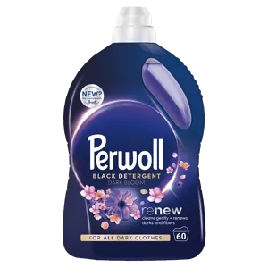 Perwoll finommosógél sötét ruhákhoz dark bloom 60 mosás, 3000 ml