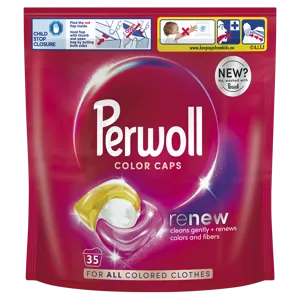Perwoll mosókapszula renew color színes ruhaneműkhöz, 35 mosás