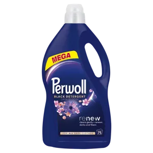 Perwoll textíliákhoz renew dark bloom finommosószer fekete és sötét 75 mosás 3,75 l