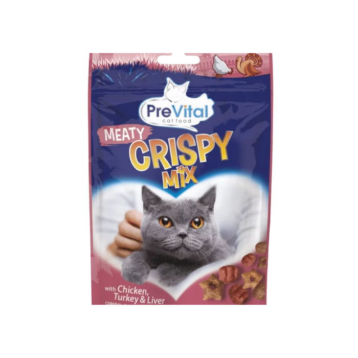 Prevital mix crispy macska jutalomfalat húsos, 60g