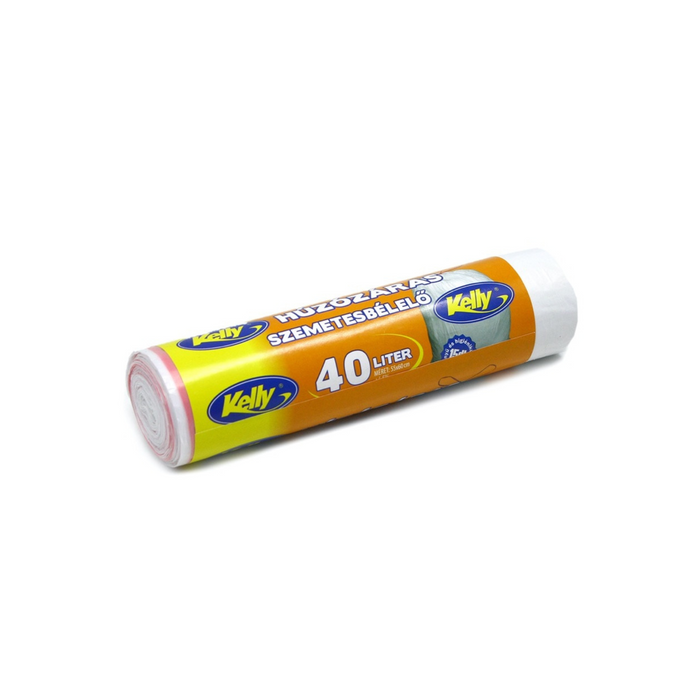 Szemeteszsák húzózáras 40 l