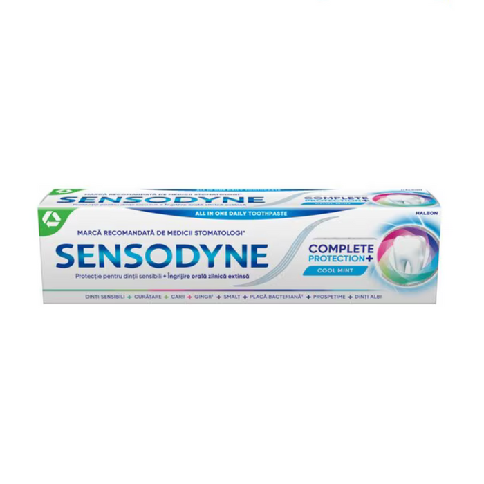Sensodyne fogkrém complete protection+ cool mint fluoridos, 75 ml