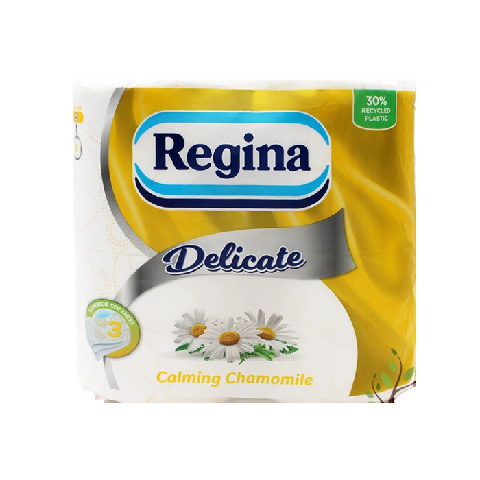Regina delicate toalettpapír kamilla illattal, 4 tekercs, 3 rétegű