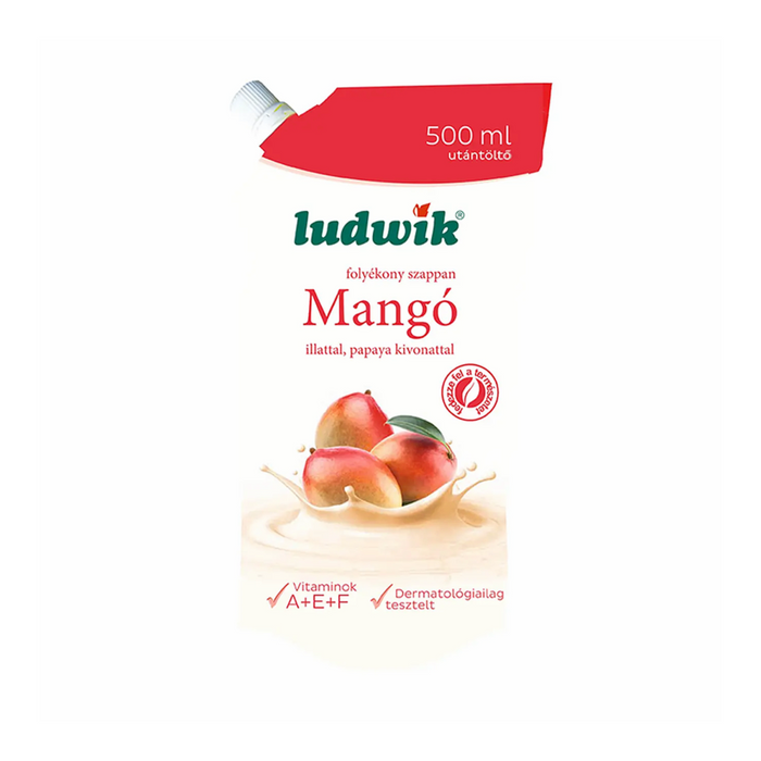 Ludwik folyékony szappan utántöltő mangó, 500 ml