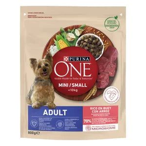 Purina one mini adult marhában gazdag, száraz kutyaeledel, 800g