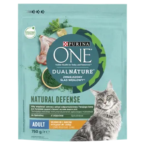 Purina one dualnatura spirulina adult csirkével száraz macskaeledel, 750g