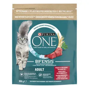 Purina one száraz macskaeledel adult marha,gabona, 800g