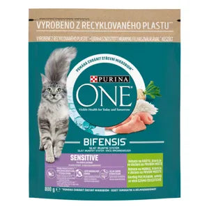 Purina one száraz macskaeledel, sensitive pulyka, 800g