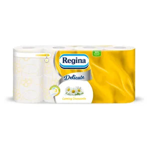 Regina delicate calming chamomile toalettpapír, 3 rétegű 8db