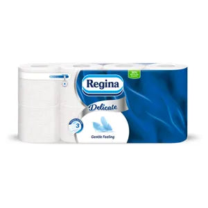 Regina delicate gentle feeling toalettpapír, 3 rétegű 8 tekercs